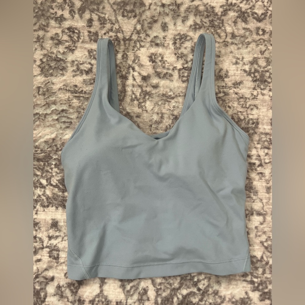 Lululemon light blue align tank top size 2